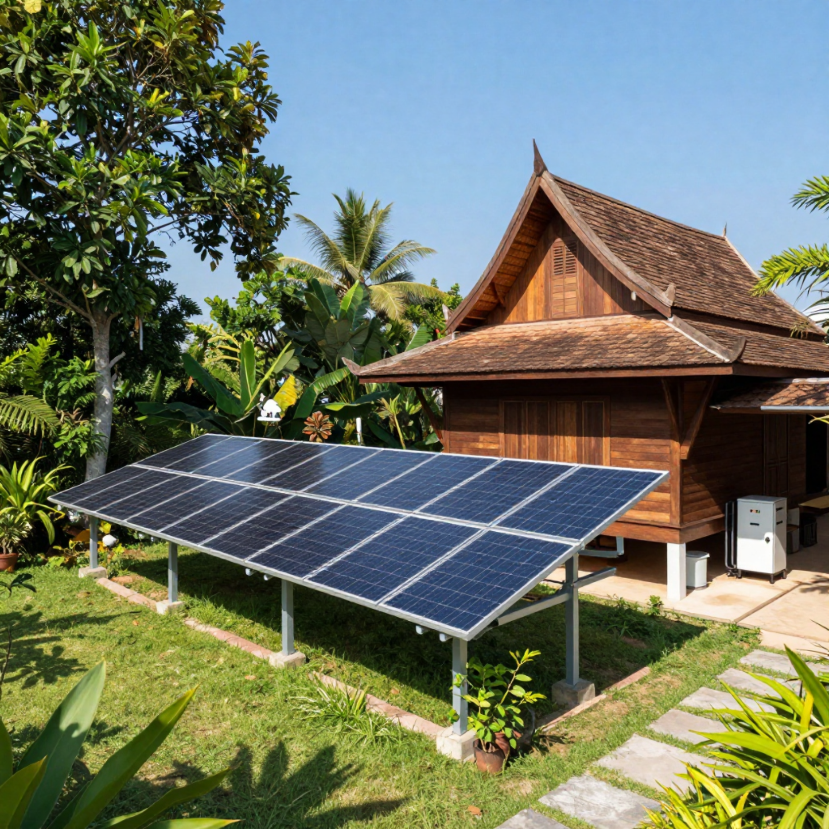ตัวอย่างการติดตั้งระบบ Off-Grid ในพื้นที่ห่างไกล